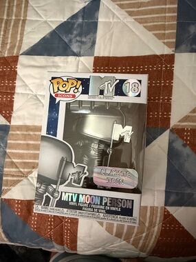 Funko Pop! MTV Moon Person Silver Vinyl Figure